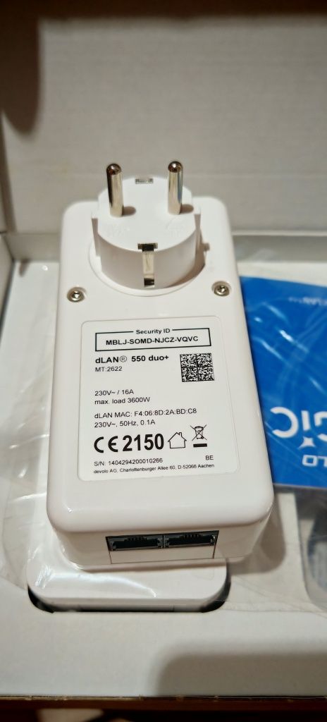 Powerline Devolo 550 Duo+