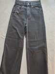 Czarne spodnie jeansowe damskie baggy,szerokie CROPP rozm.32/XXS