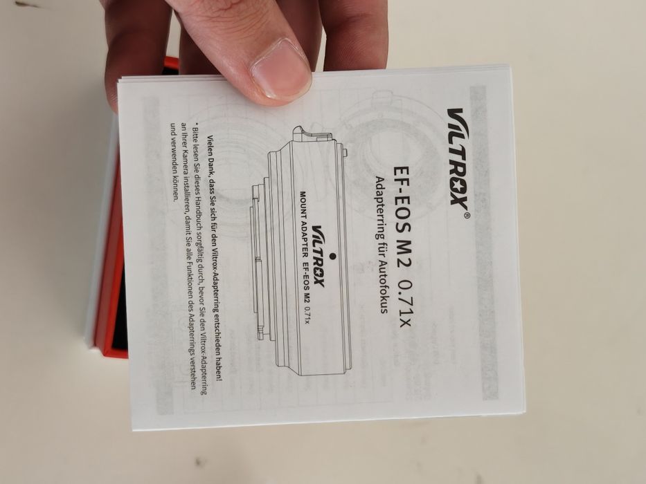 Viltrox Speedbooster 0.71x EF-EOS M2 Adaptador