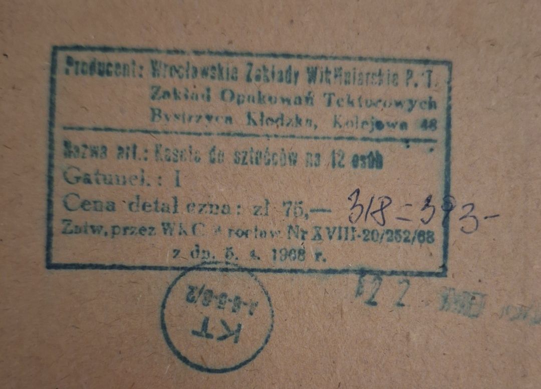Zestaw sztućców nowy 1968rok