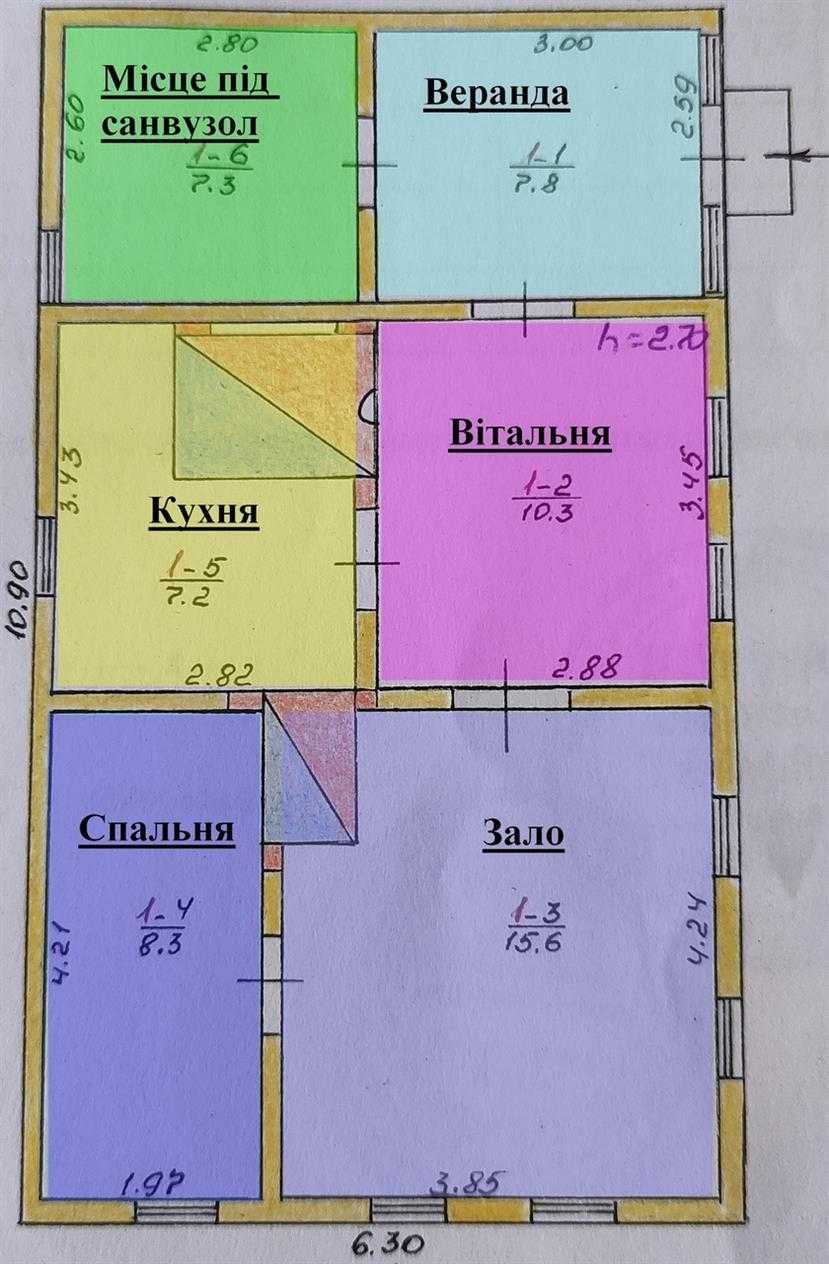 Купуйте затишний заміський будинок у селі Феневичі