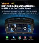 Auto-rádio 8.8" 12.3" android 14  BMW Seria 5/6 E60/E61/E62/E63/E64