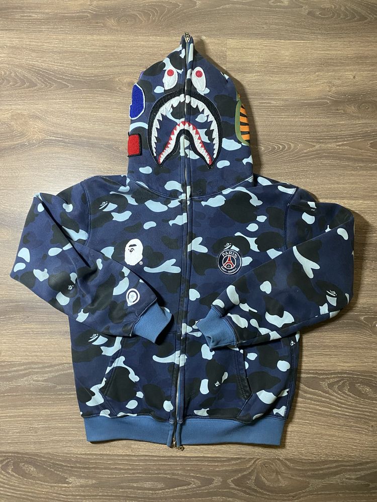 Зіп худі Bape x Psg