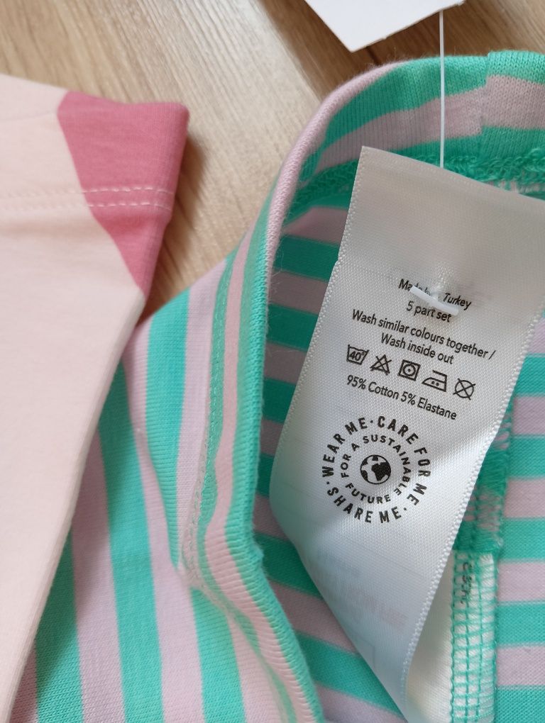3 pary legginsów, legginsy dla dziewczynki, legginsy dziewczęce, 18-24