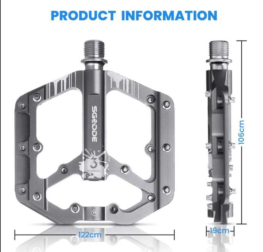 Pedały platformowe  MTB SGodde grafit