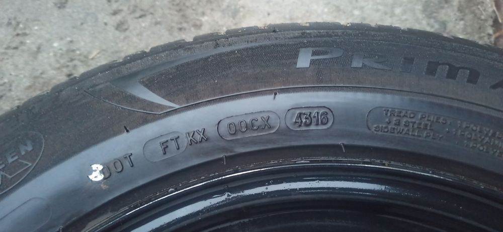 Колеса на Opel и Chevrolet летняя Michelin 215/60/r17  5*115