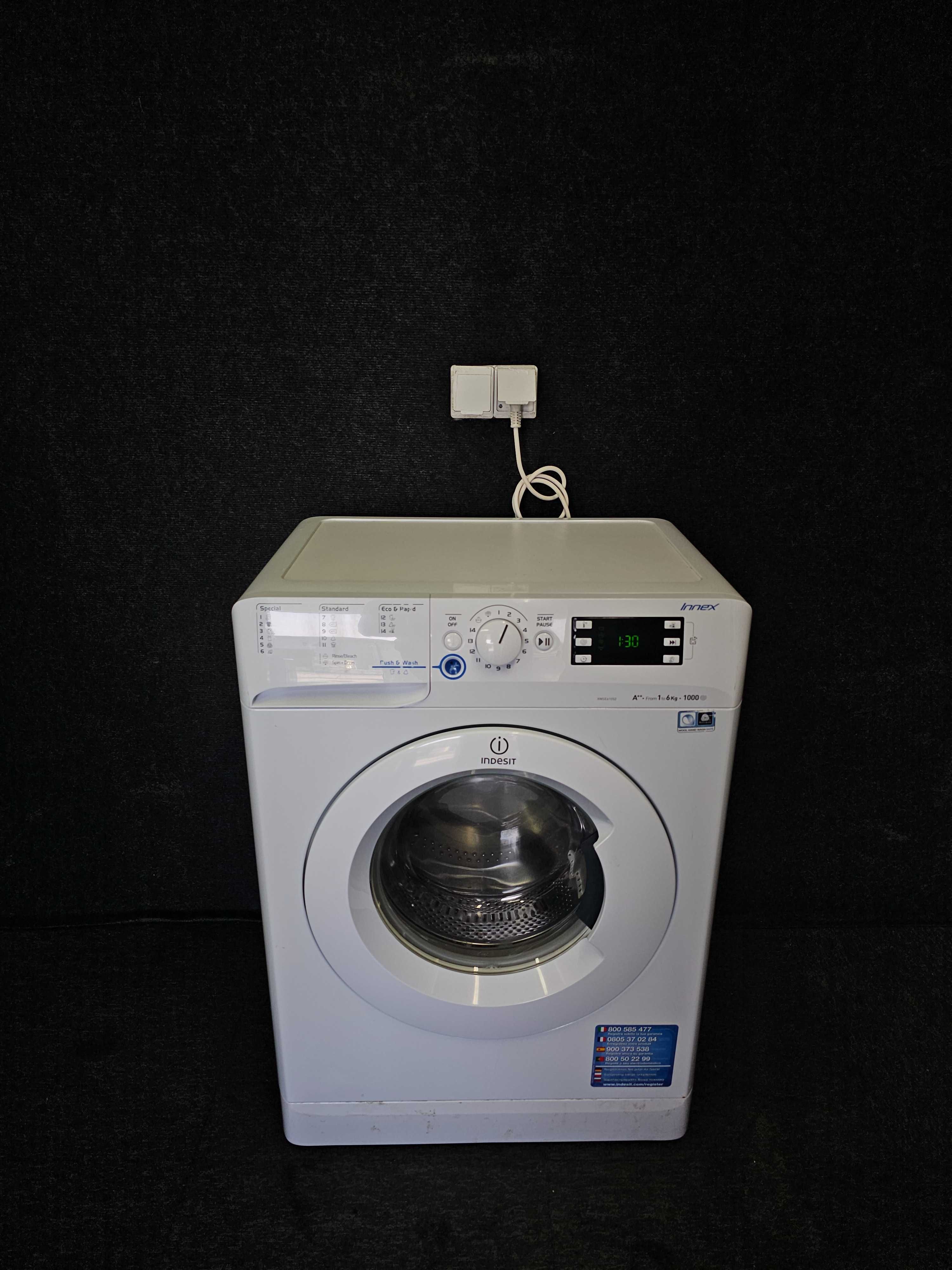 Doinwestowana pralka Indesit 6kg /1000obr / A+++ Transport/Gwarancja