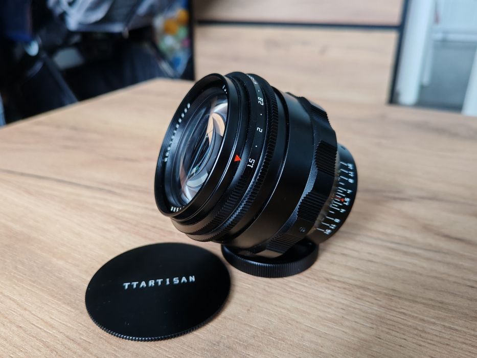 TTartisan 75/1.5 m42 biotar replika, stan igła