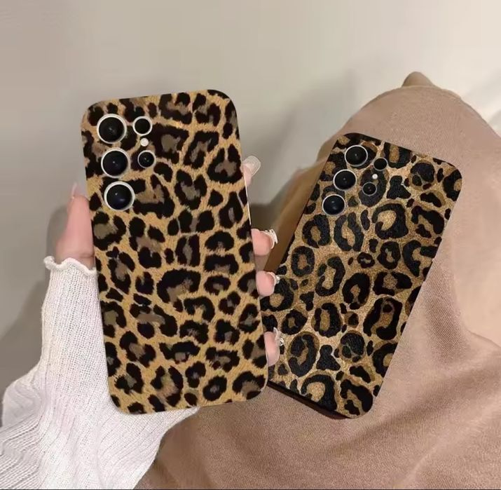 Леопардовий чохол на  samsung S22 plus