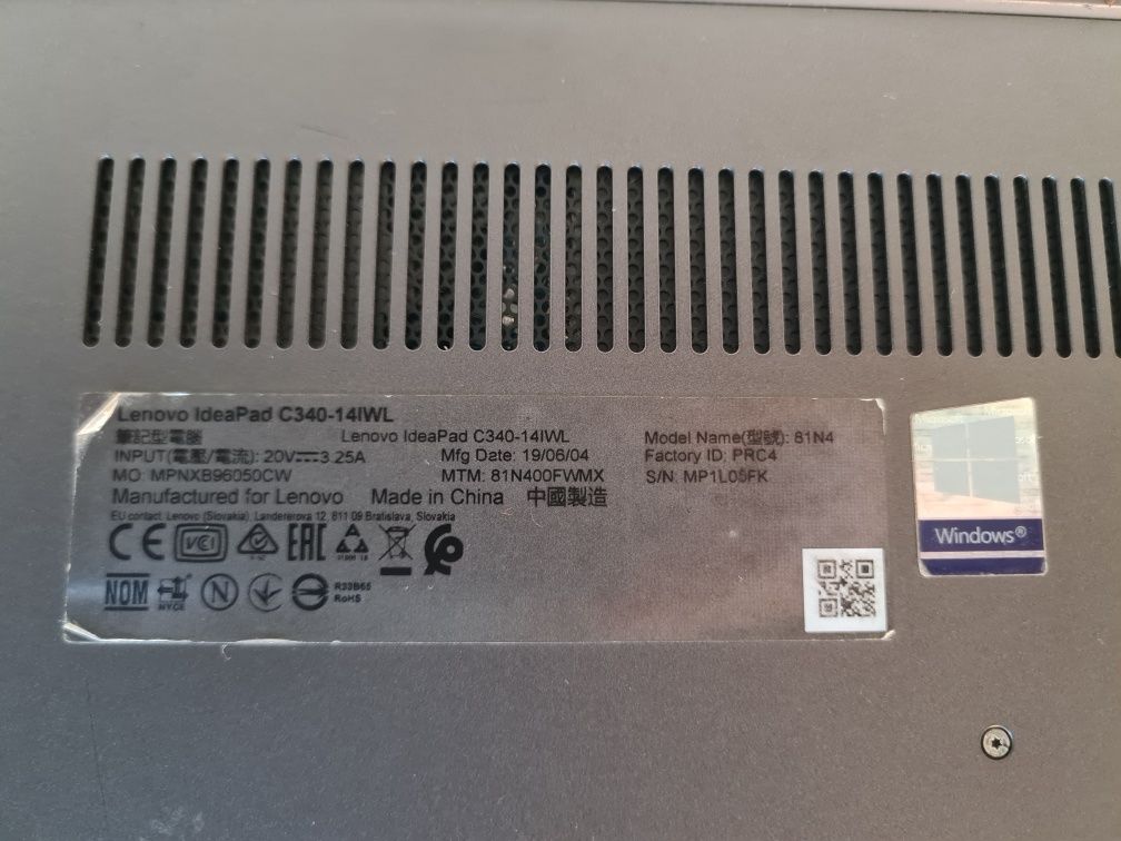 Ноутбук Lenovo IdeaPad C340-14IWL 2 в 1