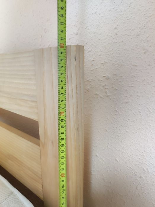 Дерев'яне ліжко з ЯСЕНА + МАТРАЦ