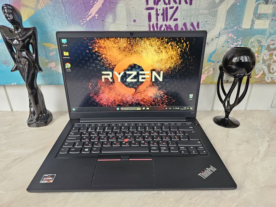 Ноутбуки Lenovo E14 G2 (Ryzen 3/8/256). Є кількість