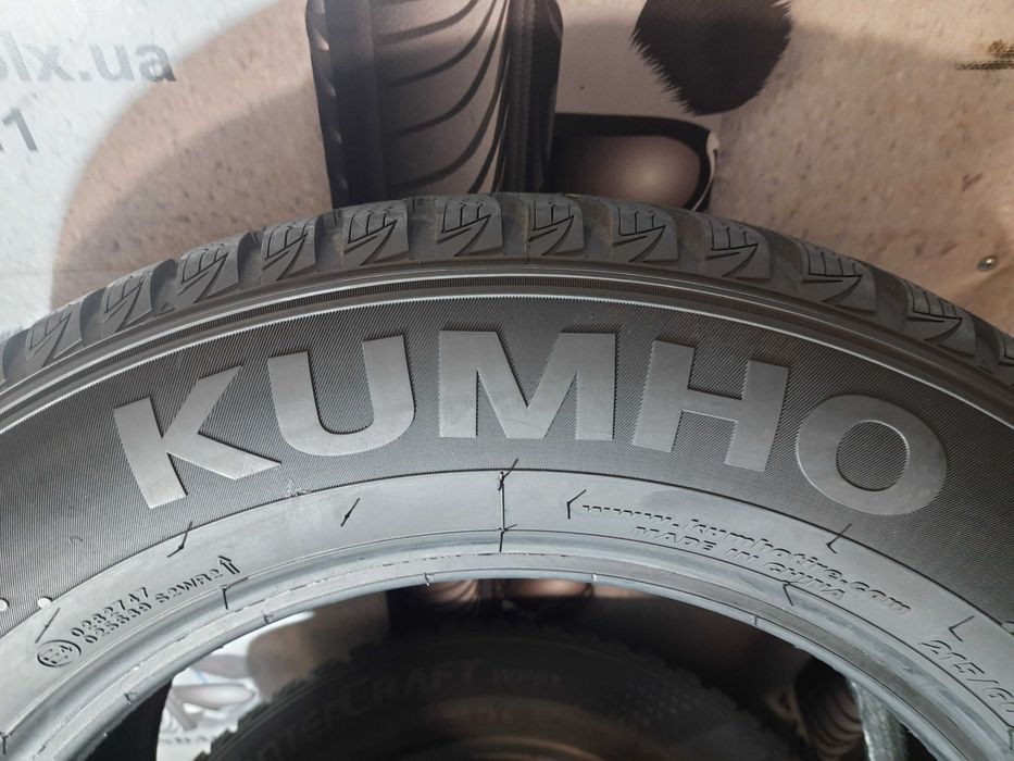 Шини 8мм 215/60 R16 KUMHO WinterCraft WP51 б/у зима склад