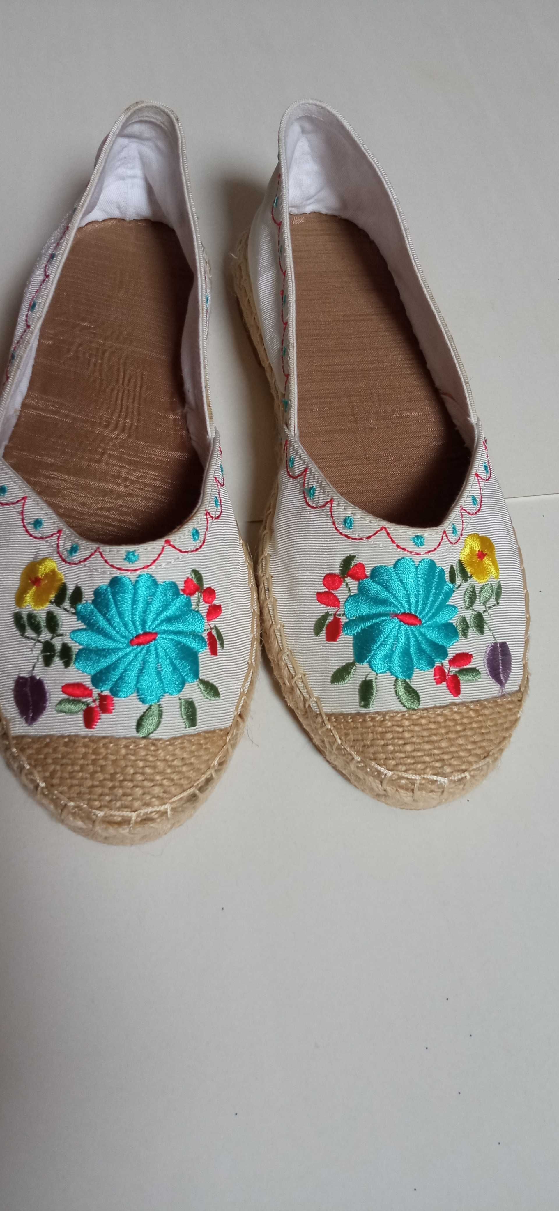 Espadryle Haftowane Buty modne NOWE 36 36,5