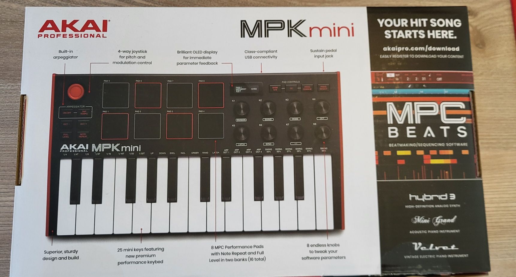 Konsola Akai MPK mini