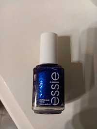 Essie lakier granatowy brokat tied&blue