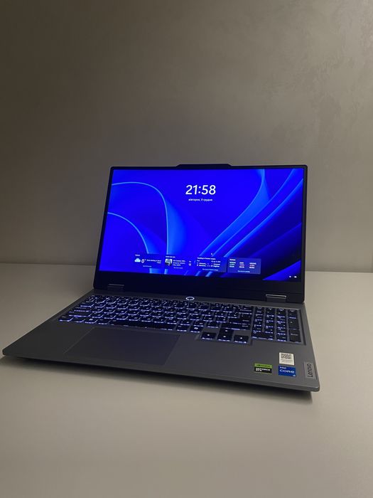 Ноутбук ігровий Lenovo LOQ rtx4060 15IRX9 Luna Grey