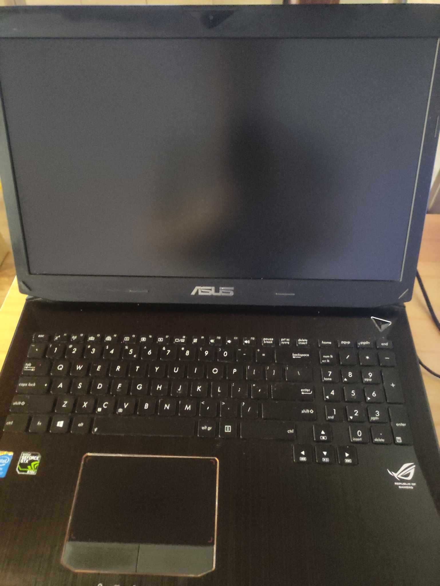 ASUS ROG G750JS 17,3  i7 16 gb ram karta 3 gb 250gb ssd do gier,pracy.