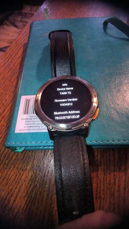 Kospet Tank T2 smartwatch z Certyfikatem MiL-STD-810H