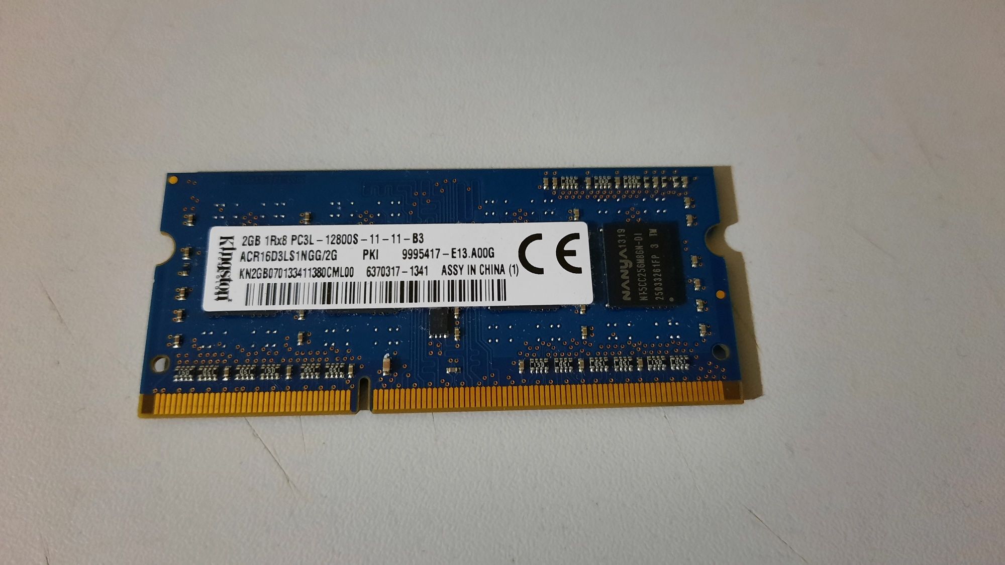 Оперативная память DDR3 2Gb на ноутбук