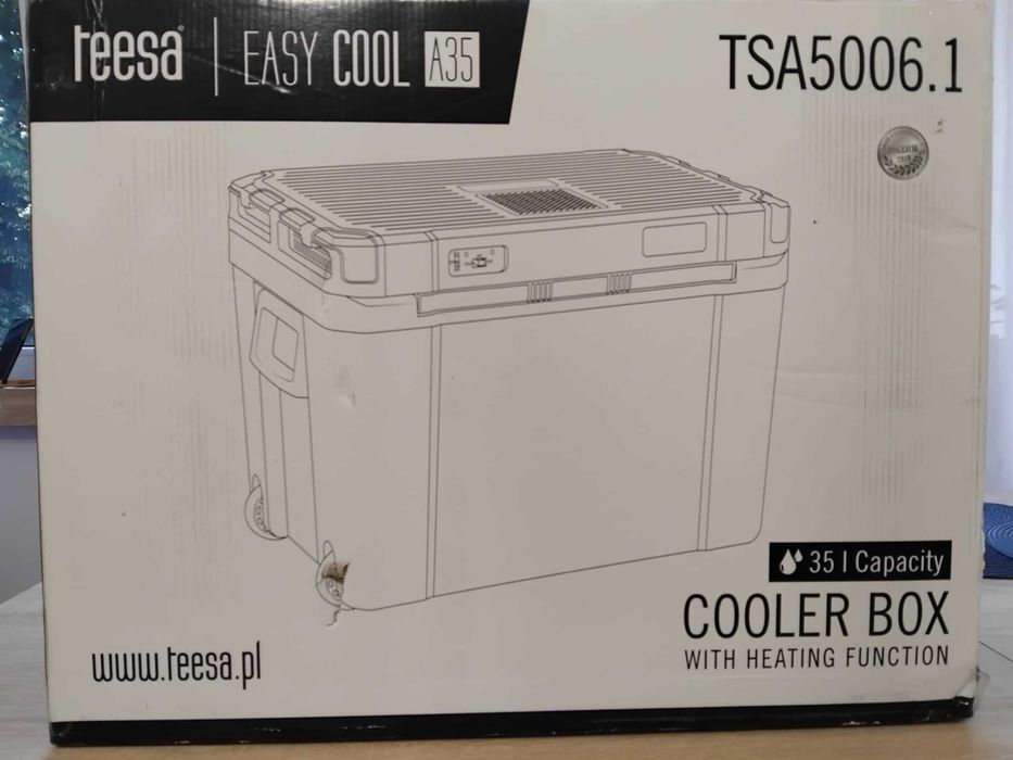 LODÓWKA turystyczna samochodowa XXL 230V 12V funkcja grzania 35L