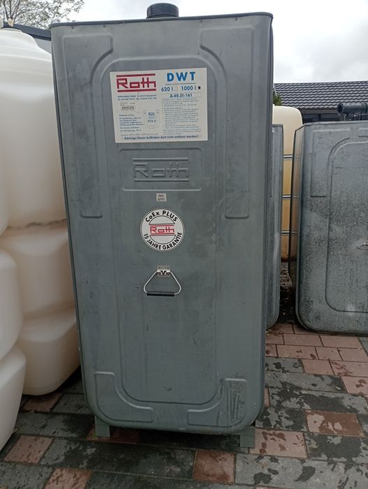 Zbiornik dwupłaszczowy na olej opałowy Roth 1000l atest  KURIER