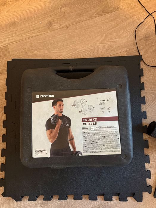 Bicicleta Elíptica de Cardio  Essential 120/ KiT de Halteres 20KG