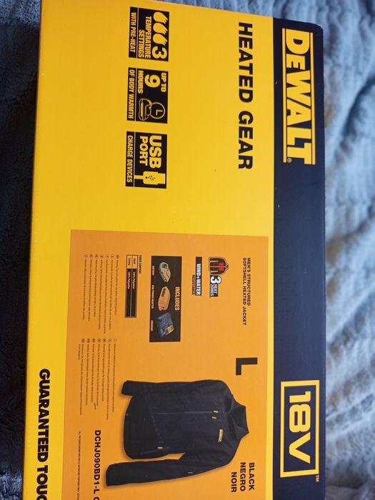 Softshell DeWalt podgrzewany