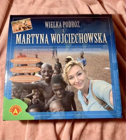 Gra planszowa Martyna Wojciechowska podróż planszówki