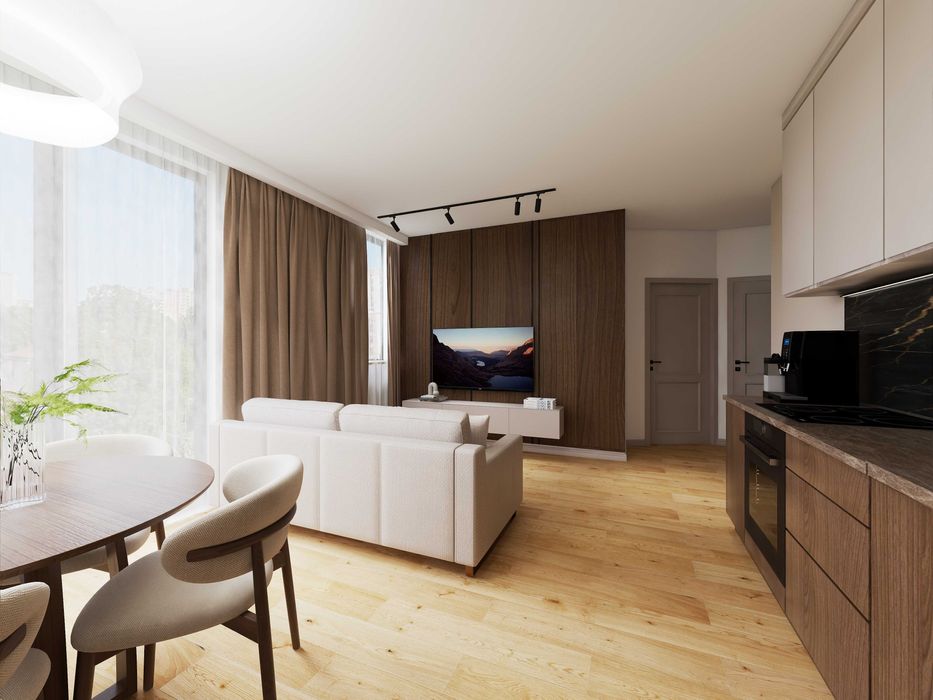 **Nowe 2 pokojowe mieszkanie z balonem garderobą wykończone pod klucz*