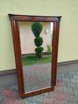 Antyczne lustro 139x76 cm – oryginał XIX w., styl Biedermeier