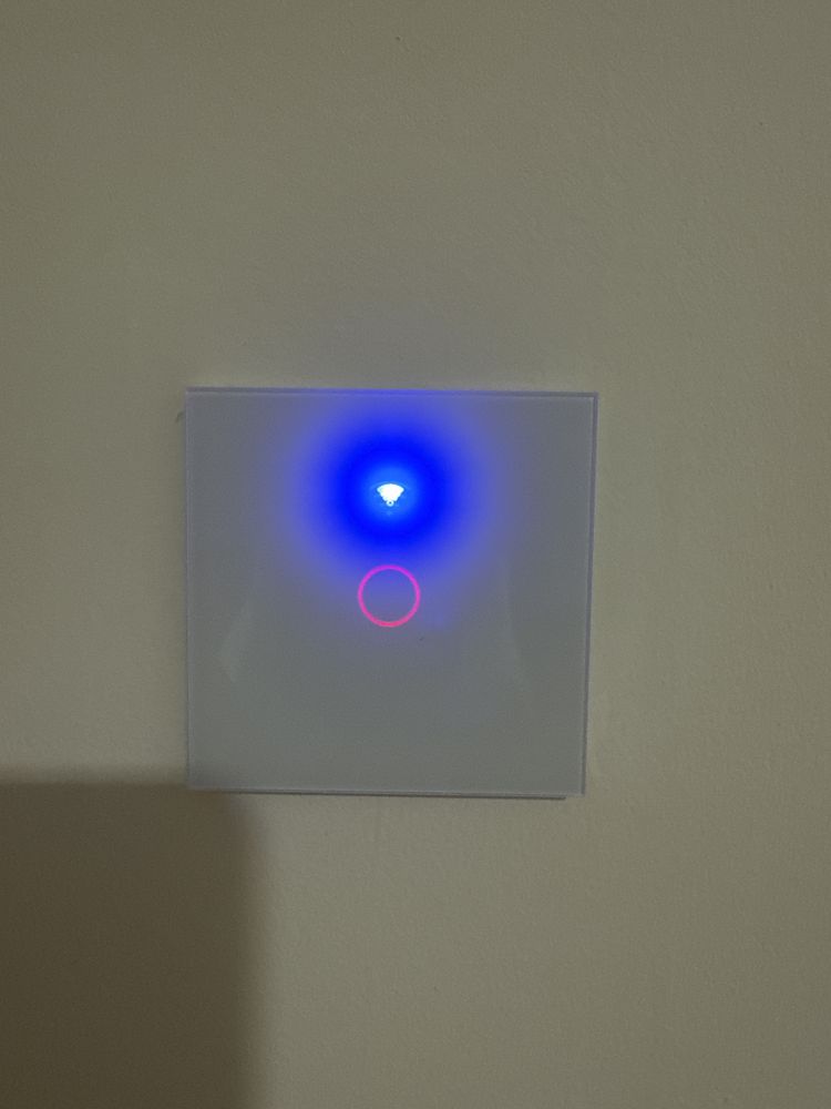 Interruptor Inteligente de Luz WiFi 1 I 2 I 3 botões - Branco