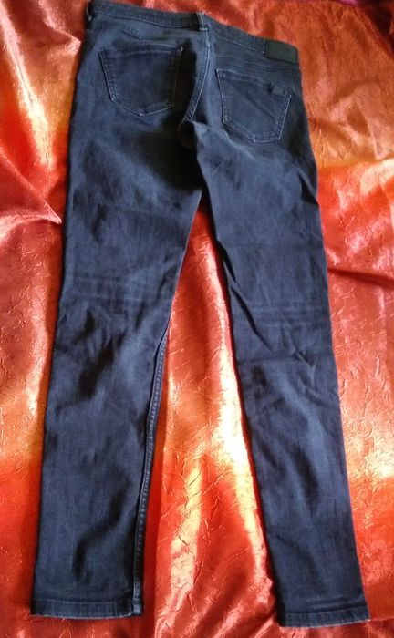 Big Star Destiny W29 L32 czarne spodnie z lampasami