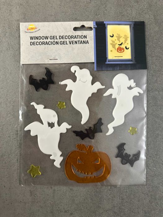 Żelowe duchy na okno | Halloween