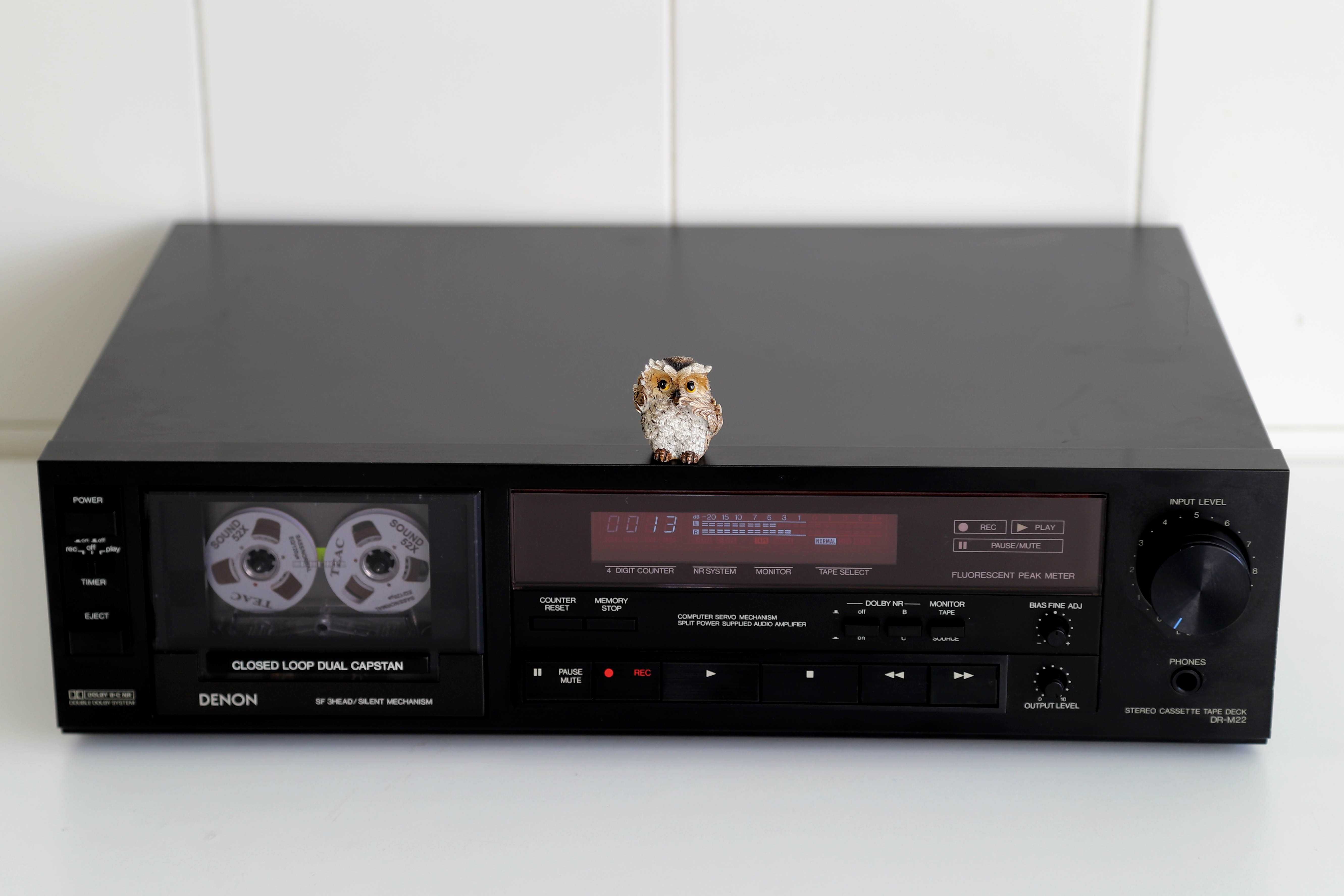 Denon DRM-22 Tape Deck Cassetes 3 cabeças