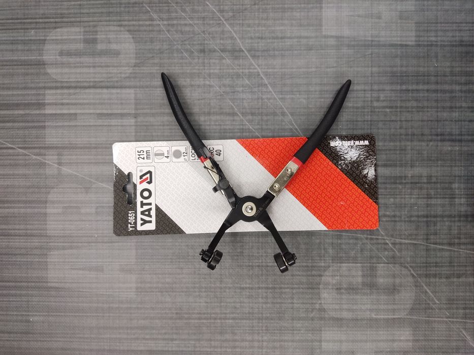 Щипцы клещи  для шланговых хомутов YATO щіпці для хомутів YT-0651