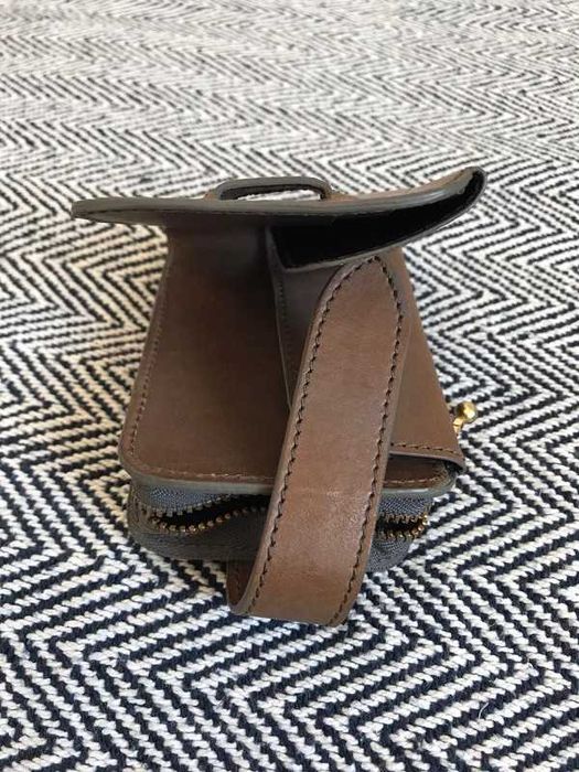 Skórzany portfel brązowy