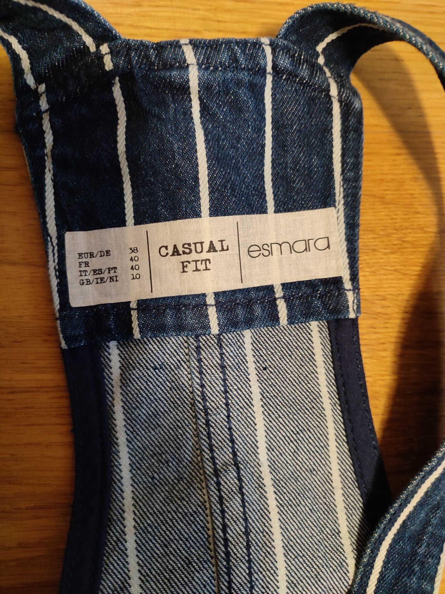 Lidl Esmara sukienka ogrodniczka jeans szelki r. 38/M