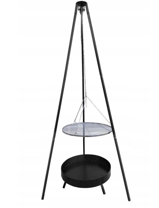 Trójnóg grill z paleniskiem