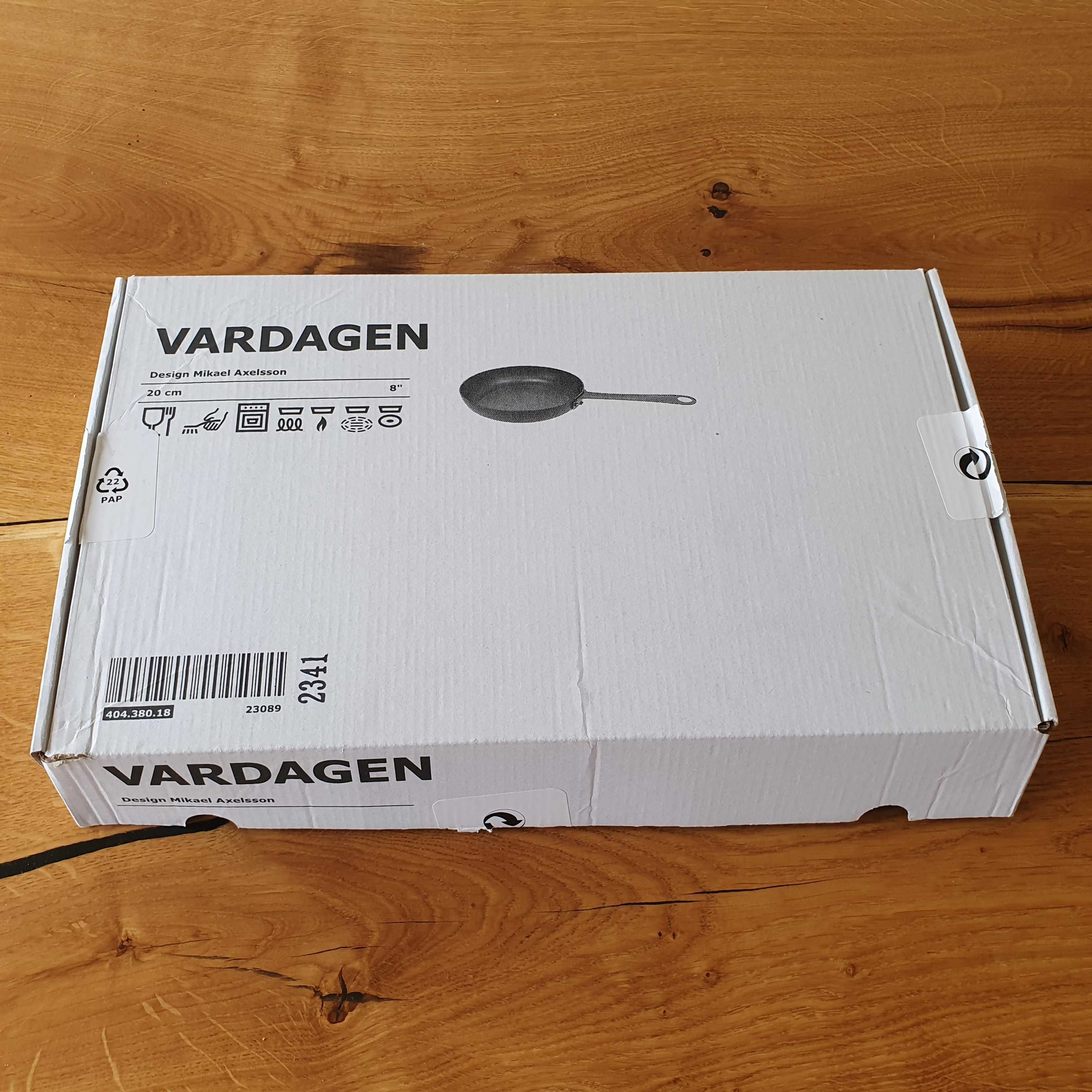 Patelnia Vardagen Ikea, 20 cm, stal węglowa