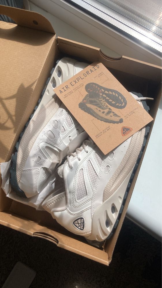 Кросівки Nike ACG Air Exlporaid Phanton Sail Light Bone