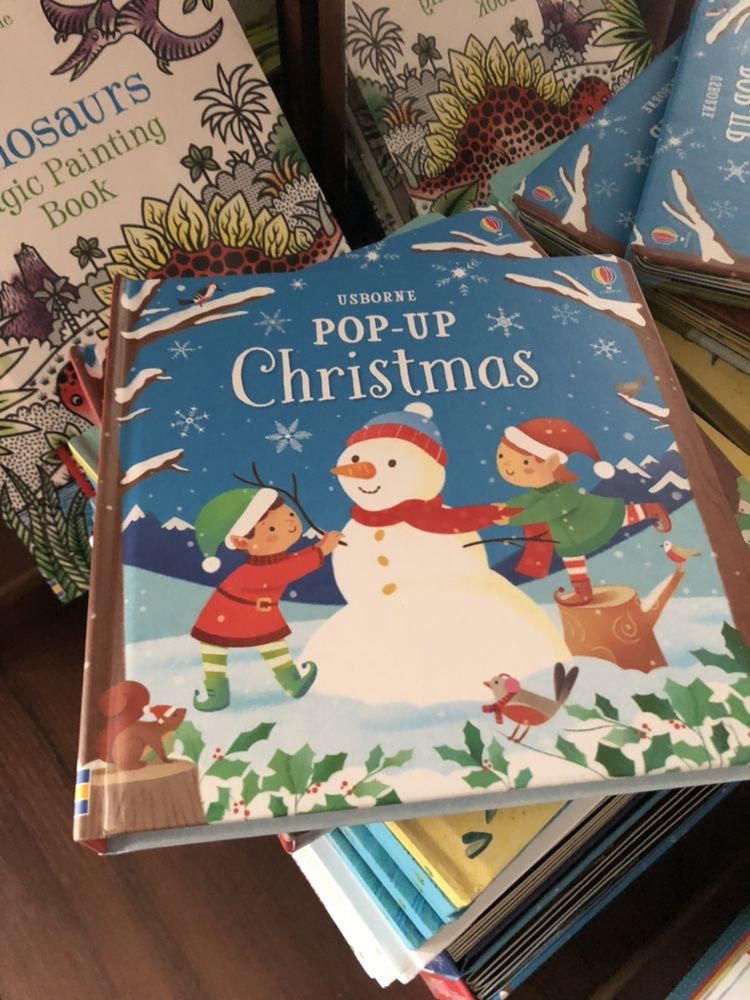 Книга Pop-Up: Christmas. Usborne. 3-D книжка игрушка