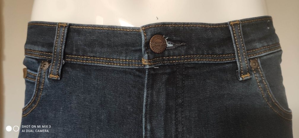 Wrangler Texas Straight Electric Rodeo męskie jeansy rozm 35/34