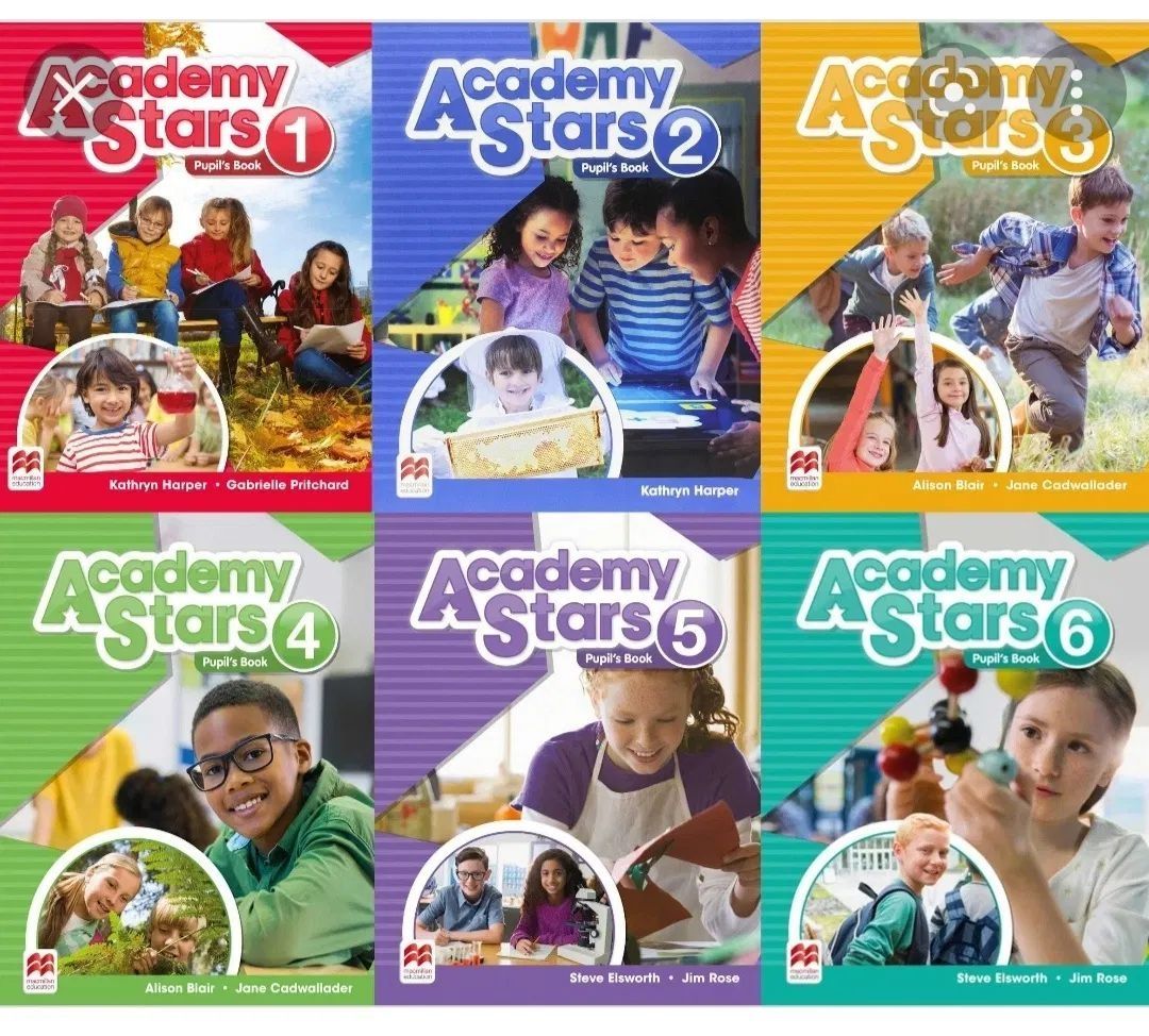 Academy Stars 1, 2, 3, 4, 5, 6 підручник