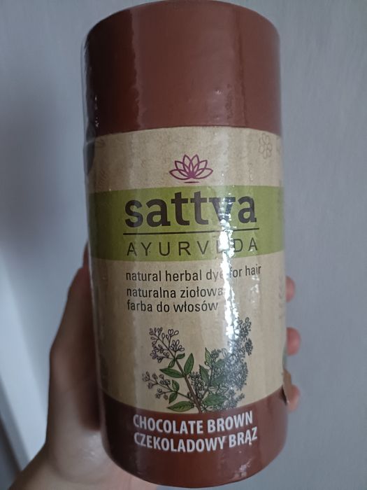 Sattva czekoladowy brąz, ziołowa farba do włosów