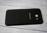 Задня кришка Samsung A520 Galaxy A5 2017, чорна, Black Sky