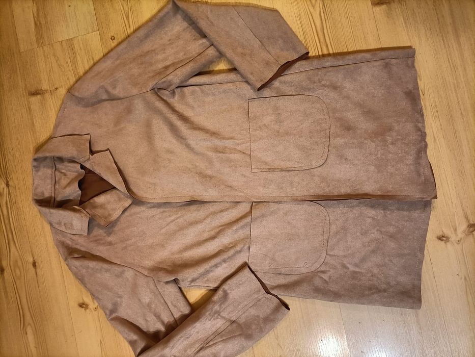 Nowy damski płaszczyk zamszowy ircha r. M