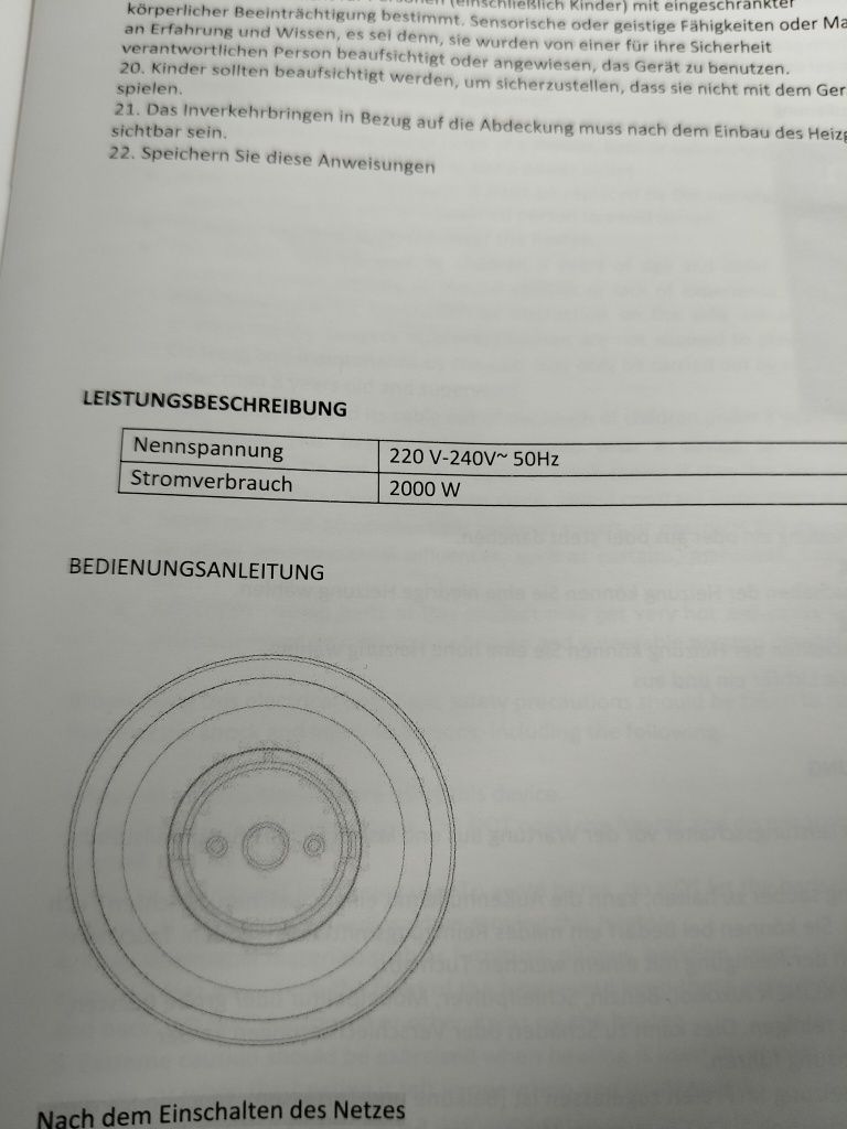 Wolnostojący, tarasowy promiennik podczerwieni, grzejnik na podczerwie