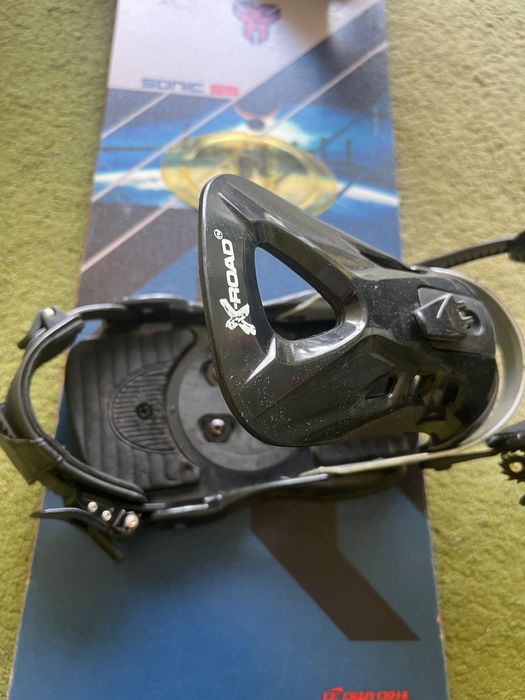 Сноуборд Crazy Creek 158 см. з кріпленням X-Road, ботінки Salomon р.42