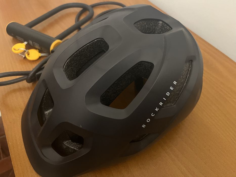 Capacete + cadeado